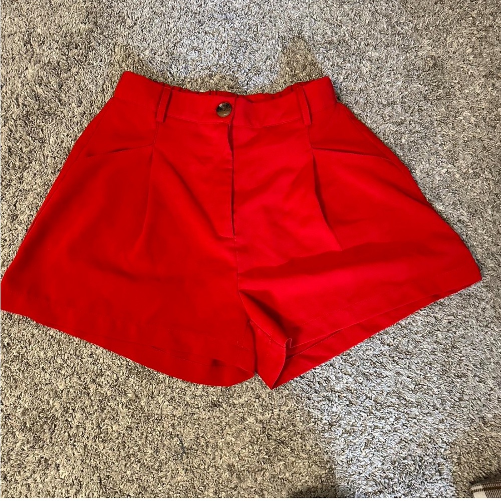 Red shorts